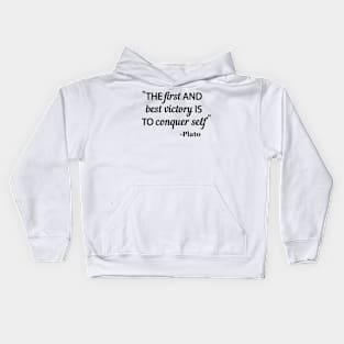 Victory over Self Kids Hoodie